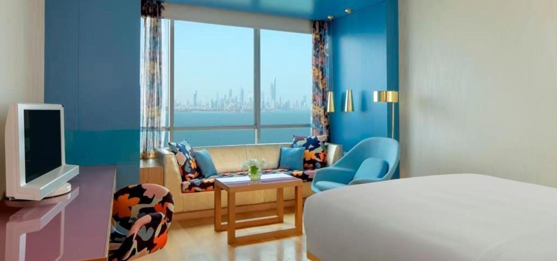 Symphony Style Hotel Kuwait Salmiya Exterior photo A room at the hotel